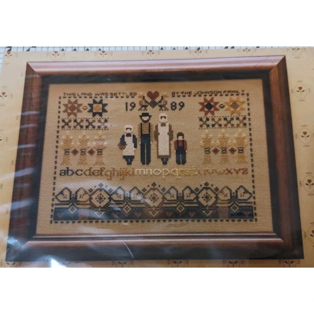 Told In A Garden 2 Cross Stitch‎ Patterns Amish Sampler Family Wedding Gift